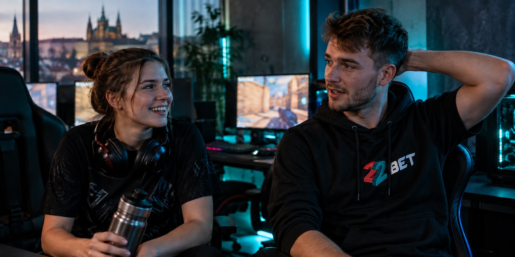 Čeští hráči esportu po tréninku